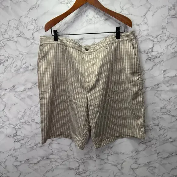 Adidas Men’s Golf Shorts sz 42 Plaid Performance #G938 - Picture 8 of 9